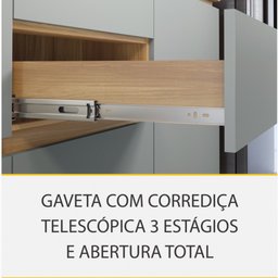 Cozinha Modulada 4 Peças Nesher Rainha Ripado 100% Mdf - 11