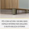 Cozinha Modulada 4 Peças Nesher Rainha Ripado 100% Mdf - 4