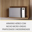 Ver imagem 2 de Cozinha Modulada 4 Peças Nesher Rainha Ripado 100% Mdf