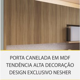 Cozinha Modulada 4 Peças Nesher Rainha Ripado 100% Mdf - 8
