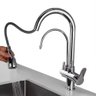 Torneira Extensível de Bancada Cozinha Gourmet Misturador Monocomando Suporte para Filtro - 1