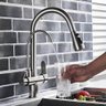 Torneira Extensível de Bancada Cozinha Gourmet Misturador Monocomando Suporte para Filtro - 4