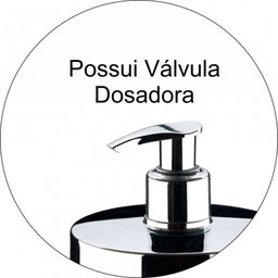 Porta Sabonete Líquido Dispenser 400ml Pia Banheiro - Branco - 2