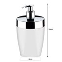 Ver imagem 4 de Porta Sabonete Líquido Dispenser 400ml Pia Banheiro - Branco