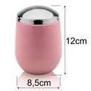 Ver imagem 2 de Porta Algodão/ Cotonete + Porta Escova Banheiro Rosa