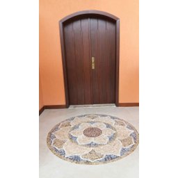 Mandala Indiana Piso Mosaico Lótus Iii 70cm - 3