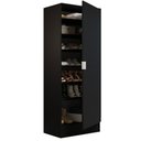 Ver imagem 5 de Armário Multiuso 60 Cm 1 Porta Preto Madesa