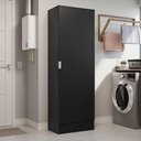 Ver imagem 1 de Armário Multiuso 60 Cm 1 Porta Preto Madesa