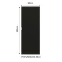 Ver imagem 3 de Armário Multiuso 60 Cm 1 Porta Preto Madesa