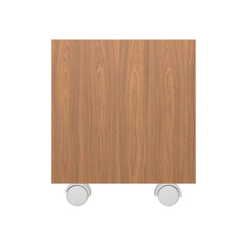 Baú Organizador de Brinquedos Mdf com Rodízios Plancasa:louro Freijó