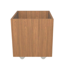 Ver imagem 3 de Baú Organizador de Brinquedos Mdf com Rodízios Plancasa:louro Freijó