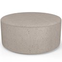 Ver mais imagens de Kit Puff Redondo Lola e Puff Recamier Orgânico Orbit W01 Linho Bege - Lyam Decor