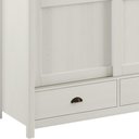 Ver imagem 7 de Guarda Roupa Casal 196cm 3 Portas Deslizantes Lazio Branco/Freijó F07 - Mpozenato