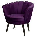 Ver imagem 3 de Kit Duas Poltronas Pétalas em Sued Premium Roxo