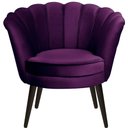 Ver imagem 2 de Kit Duas Poltronas Pétalas em Sued Premium Roxo
