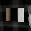 Ver imagem 2 de Gabinete Com Cuba E Espelheira Bn3600x01x02 Marmore Branco