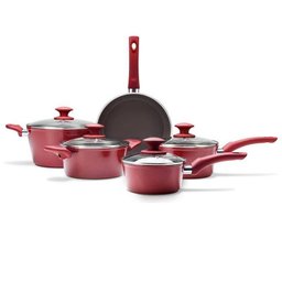 Conjunto de Panelas 5 Peças Ceramic Life Optima Vermelho Brinox - 2 Conjunto de Panelas 5 Peças Ceramic Life Optima Vermelho Brinox - 2