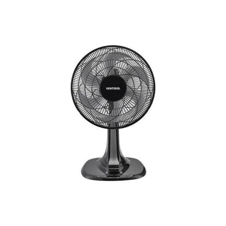 Ventilador de Mesa 30 cm Premium Turbo 6 Preto Ventisol - 110V