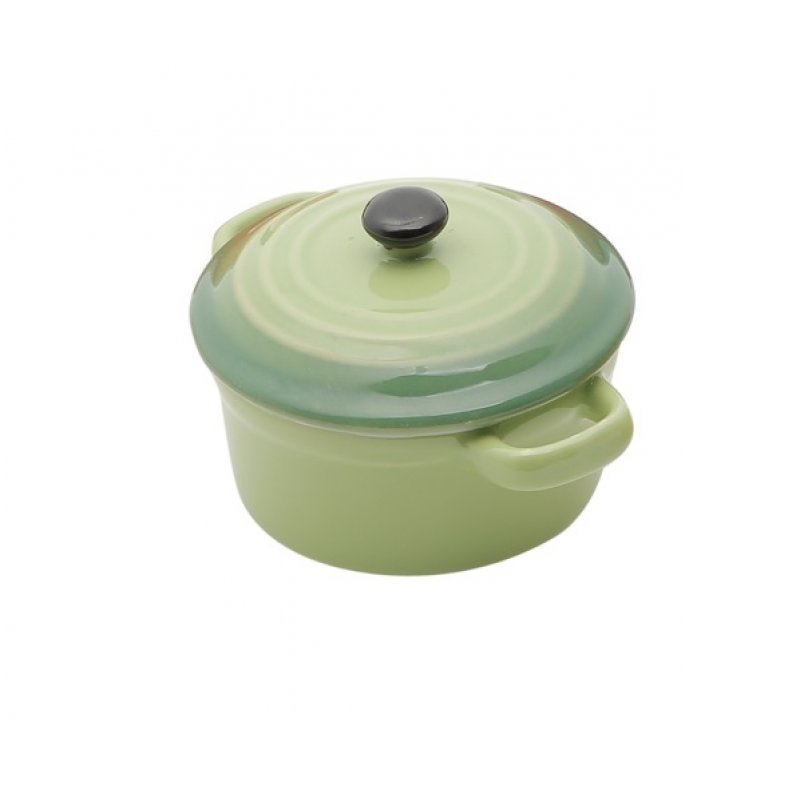 Mini Caçarola de Porcelana com alça - Verde