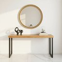Ver imagem 2 de Aparador Madeira Decor Shop com Acabamento em Verniz 120cm Madeira Teca
