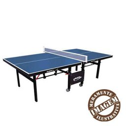 Mesa Tênis de Mesa 18 Mm Mdf Paredão com Rodízio - Klopf - 4