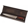 Faca de Churrasco 10" em Aco Inox e Cabo de Madeira - Mor - 1