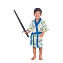 Ver imagem 1 de Roupão Infantil Cavaleiro Pp Felpudo 1 peça Azul - Lepper