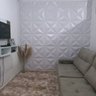 100 Placas 3d Revestimento Decorativo de Parede - 6,25 M² - 2