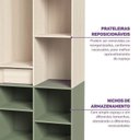 Ver imagem 7 de Quarto Infantil Cama com Grades Petit e Guarda Roupa Curió 2 Portas Casatema MadeiraOriginals Verde