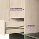 Ver imagem 6 de Quarto Infantil Cama com Grades Petit e Guarda Roupa Curió 2 Portas Casatema MadeiraOriginals Verde