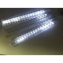 Ver imagem 3 de Cascata Tipo Gelo Chuva Pisca Queda 8 Tubos 136 Led Branca (NTN2178X127V)