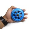 Kit 8 Rodas Rodinha Silicone Patins Patinete 100mm Abec 7 Azul (RA-C) - 4