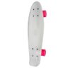 Skate Mini Longboard Neon Que Brilha No Escuro Cruiser Retro Rosa (Skt-11-A) - 1