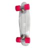 Skate Mini Longboard Neon Que Brilha No Escuro Cruiser Retro Rosa (Skt-11-A) - 3