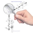 Ver imagem 2 de Bica Alta Monocomando Lavatório Bauclassic Grohe - 4909gro