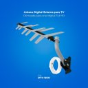 Ver imagem 3 de Antena Externa Tv Uhf Hdtv Dtv-1500 Aquario Cabo e Suporte