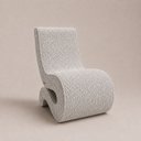Ver imagem 4 de Poltrona Decorativa Marina Bouclê Moscow Design Orgânico Moderno