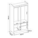 Ver imagem 4 de Guarda Roupa Lotus Quarto com 4 Portas e 2 Gavetas Cafe Touch
