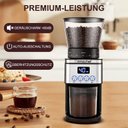 Ver imagem 4 de Moedor de Café Amzchef com 30 Ajustes de Precisão e Display Digital (prata)