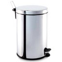 Ver imagem 1 de Lixeira Inox com Pedal e Balde 20L - Brinox Inox