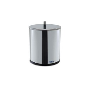 Lixeira Inox com Tampa 5,4 Litros - Decorline Lixeiras Ø 18,5 x 23 cm - Brinox