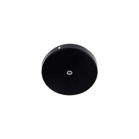 Canopla de Sobrepor Nordecor para Spot / Pendente 12cm Preta Preto 6207
