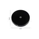 Ver imagem 2 de Canopla de Sobrepor Nordecor para Spot / Pendente 12cm Preta Preto 6207