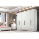 Ver imagem 4 de Guarda Roupa Casal 6 Portas e 6 Gavetas Rizon Plus Cumaru - Novo Horizonte