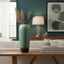 Ver imagem 2 de Vaso para Sala Decorativo Pintado À Mão de Porcelana Vasos, Peça Decorativa.