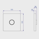 Ver imagem 6 de Acabamento para Válvula Hydra Plus com Conversor Cromado - Deca