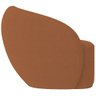 Kit 02 Poltronas Decorativas para Sala de Estar Living Gliese K01 Bouclê Terracota - Lyam Decor - 5