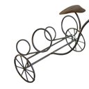 Ver imagem 2 de Bicicleta Porta Vasos Duplo para Vasos de Flor Decoração de Jardim