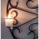 Ver imagem 4 de Mandala Artesanal em Ferro Luminária Castiçal para Velas Decorativo