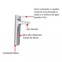 Ver imagem 3 de Torneira de Banheiro Misturador Level Deca Cromado 2885.C26